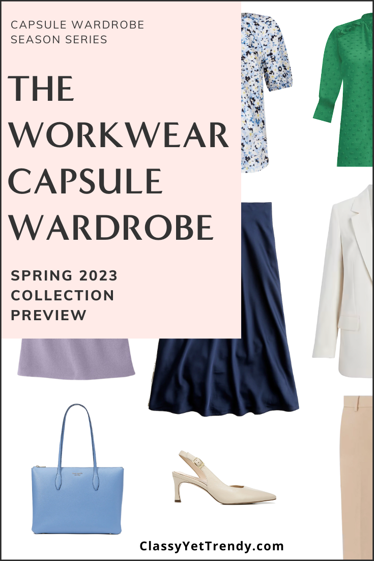 Sneak Peek of the Workwear Spring 2023 Capsule Wardrobe + 10 Outfits
