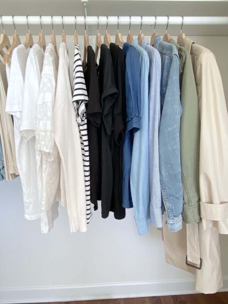 MY SPRING 2023 CAPSULE WARDROBE - TOPS AND LAYERS