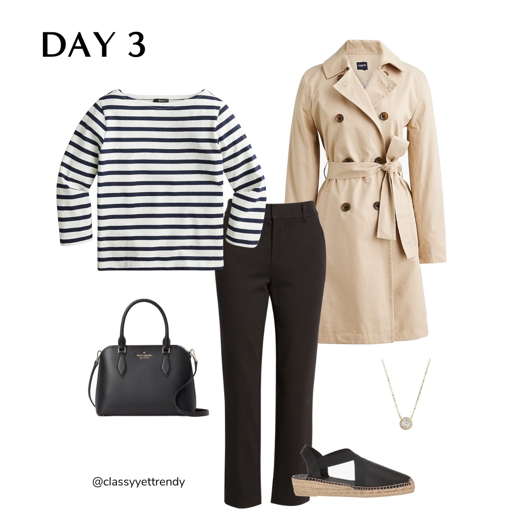 A Week of Outfits From The French Minimalist Spring 2023 Capsule Wardrobe -  Classy Yet Trendy