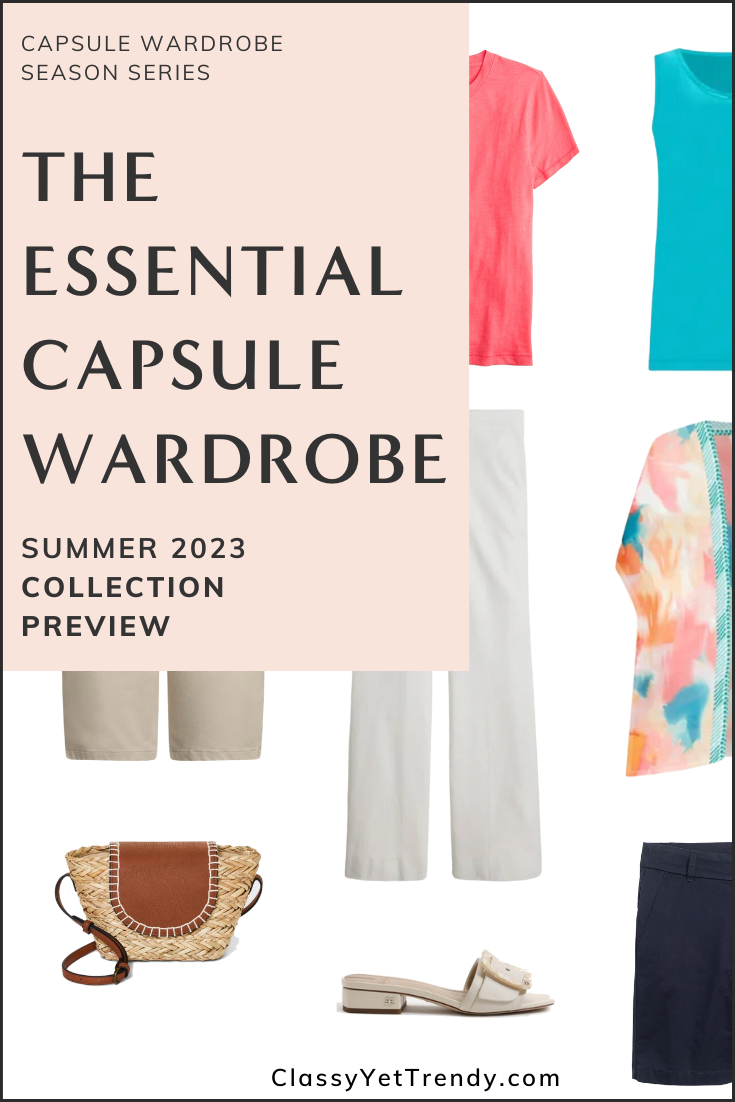 Sneak Peek of the Essential Summer 2023 Capsule Wardrobe + 10 Outfits