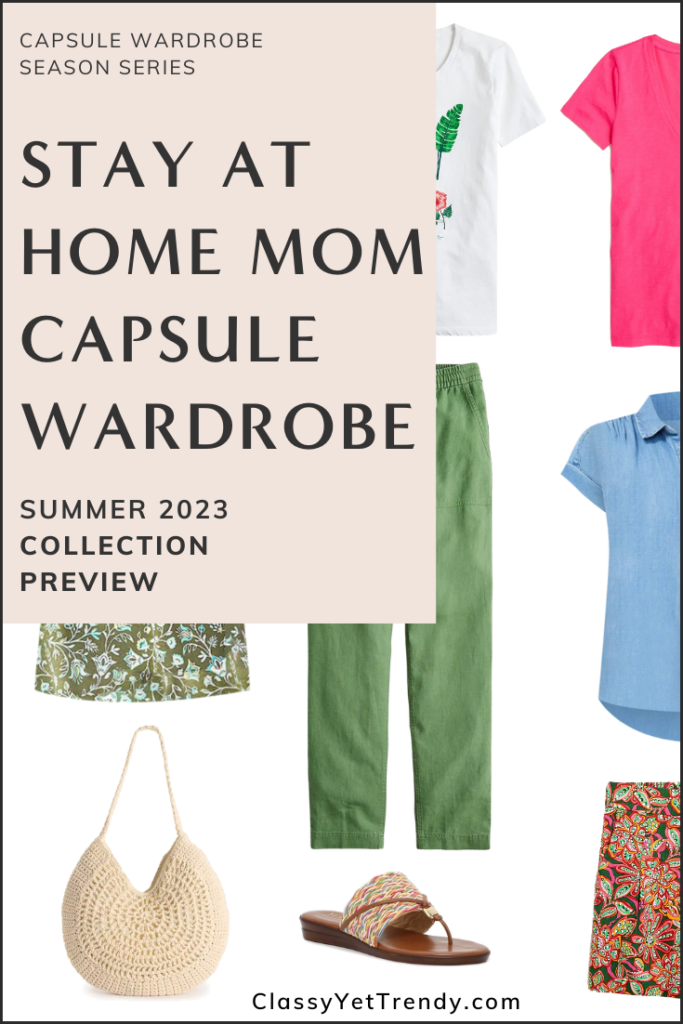THE STAY AT HOME MOM Capsule Wardrobe SUMMER 2023 Pin