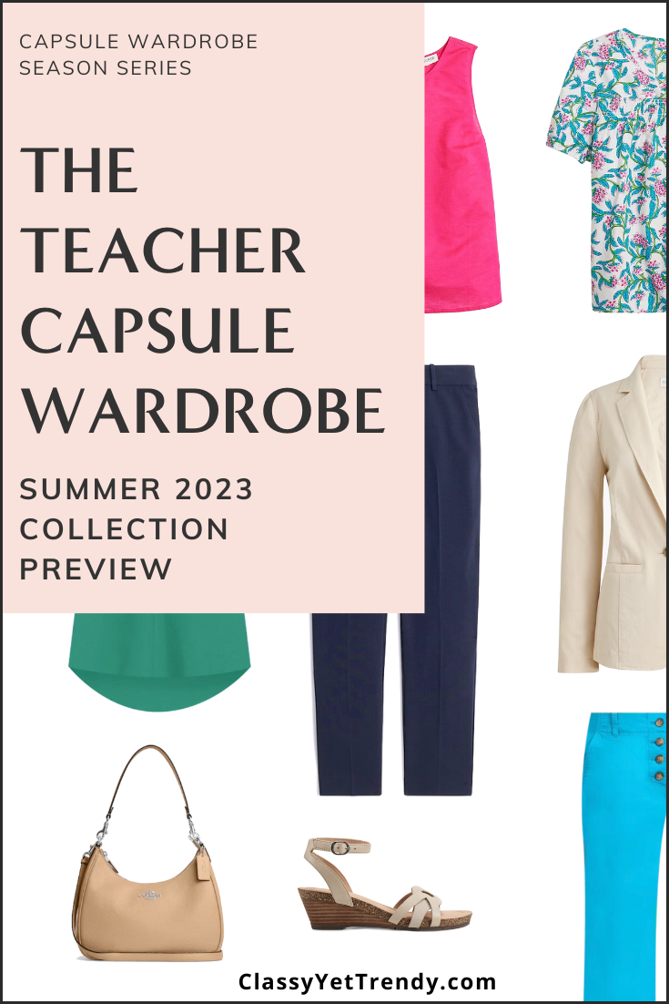 Sneak Peek of the Teacher Summer 2023 Capsule Wardrobe + 10 Outfits