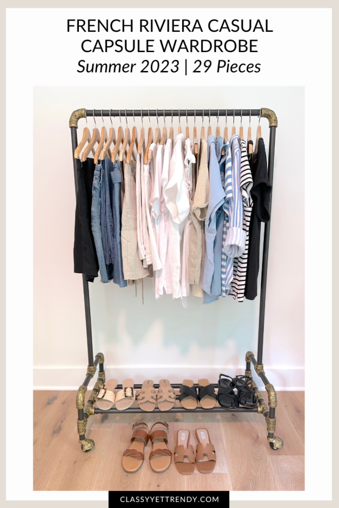 French Riviera Casual Capsule Wardrobe Summer 2023 29 Pieces