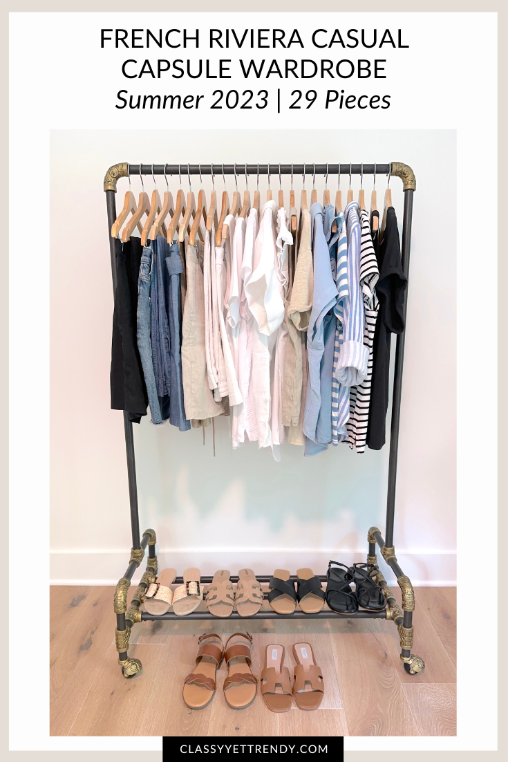 My 29-Piece French Riviera Casual Summer 2023 Capsule Wardrobe