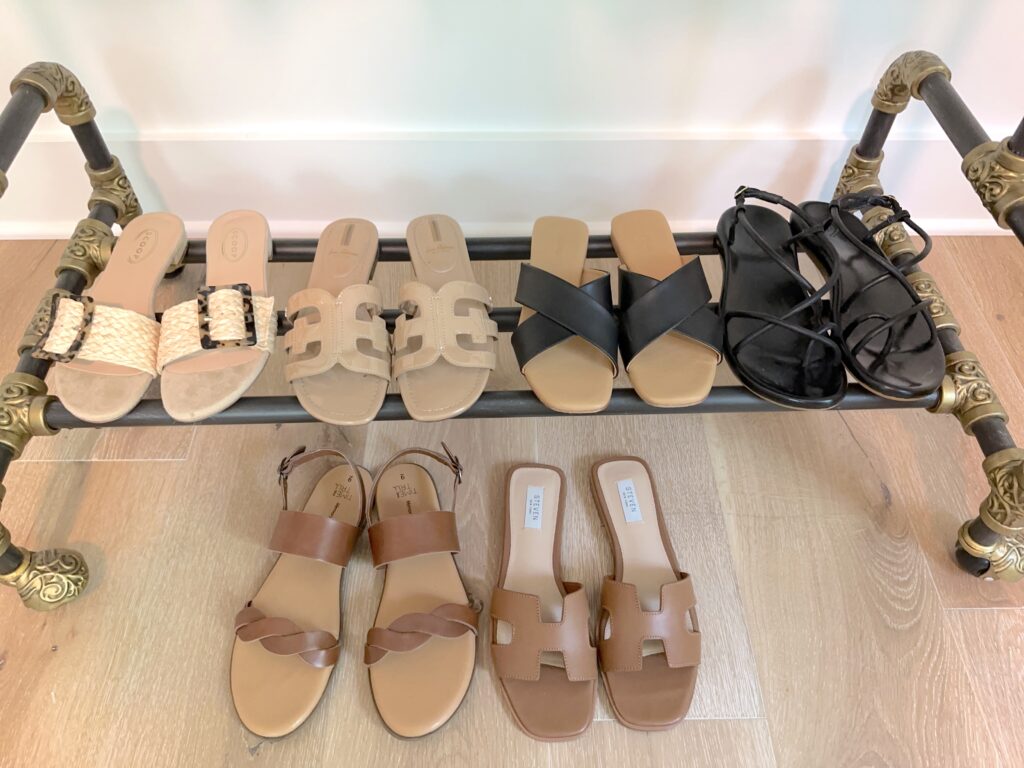 MY 29 PIECE FRENCH RIVIERA CASUAL SUMMER CAPSULE WARDROBE - SHOES