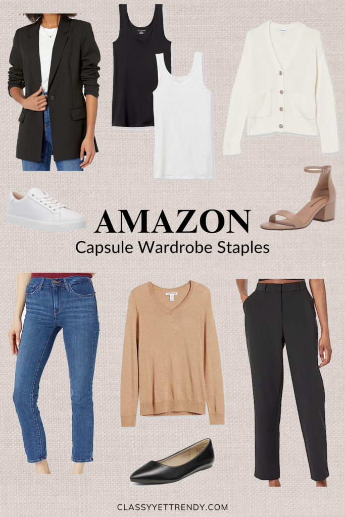 AMAZON CAPSULE WARDROBE STAPLES JULY 2023