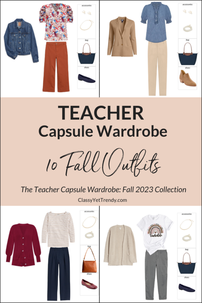 Teacher Capsule Wardrobe - FALL 2023 Outfits Preview