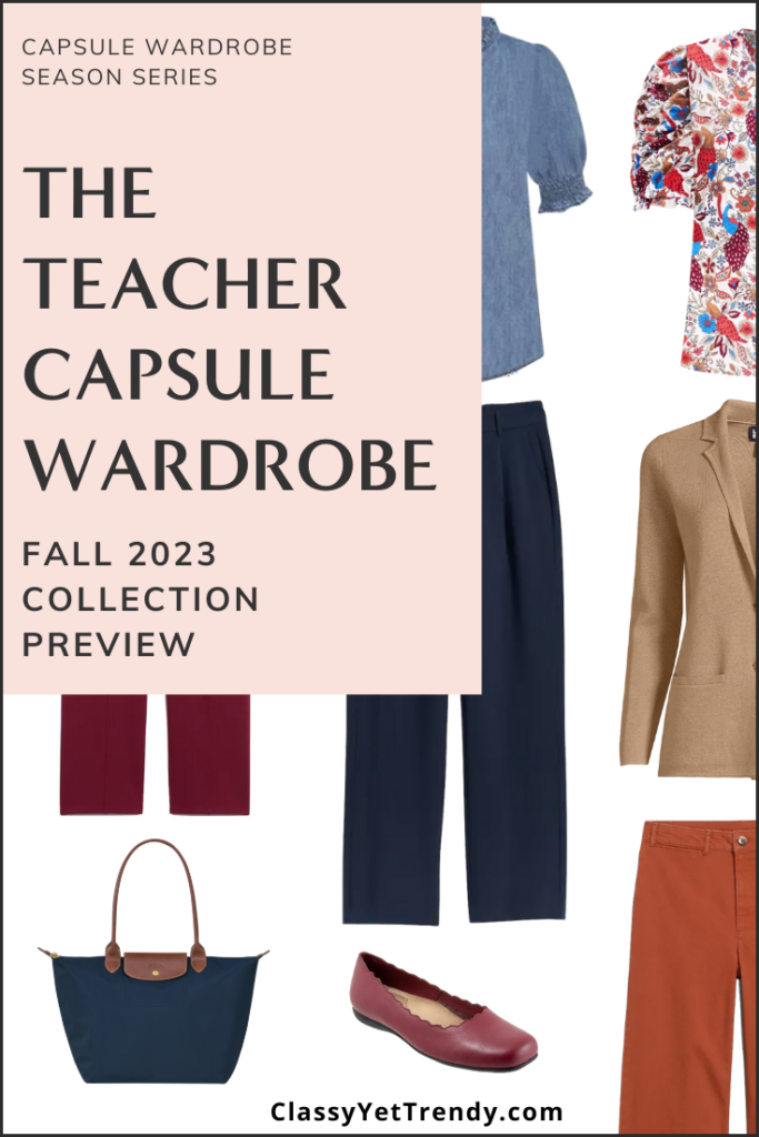 Teacher Capsule Wardrobe FALL 2023 Preview