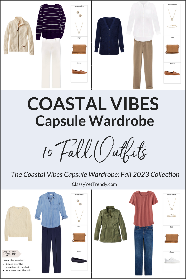 Sneak Peek of the Coastal Vibes Fall 2023 Capsule Wardrobe + 10 Outfits