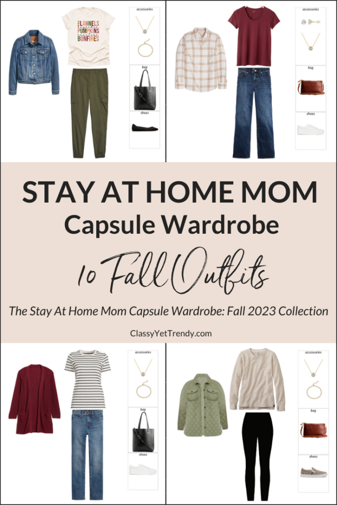 The Stay At Home Mom Capsule Wardrobe - FALL 2023 Outfits Preview