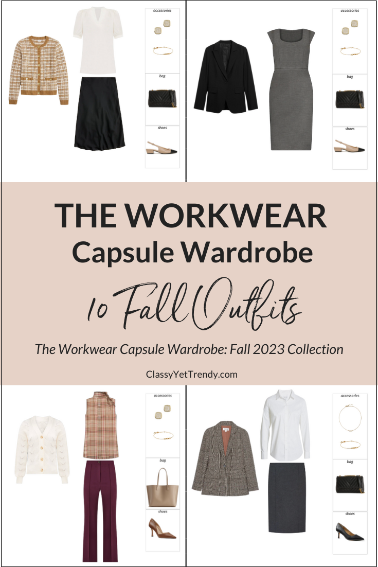 The Workwear Capsule Wardrobe - FALL 2023 Outfits Preview
