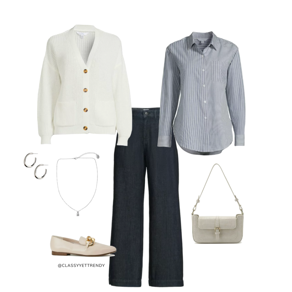 Navy and Gray Smart Casual Fall Mini Capsule Wardrobe - Classy Yet Trendy