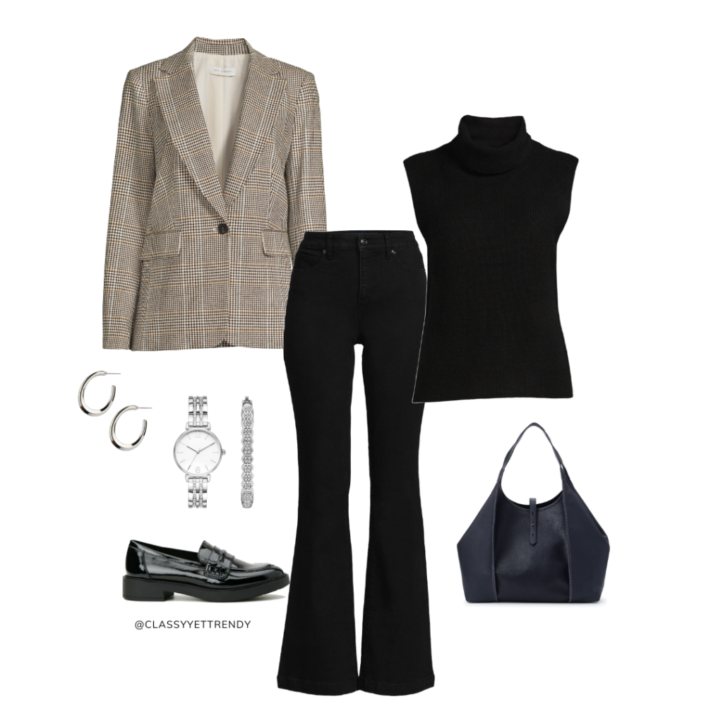 WALMART SMART CASUAL FALL 2023 CAPSULE WARDROBE - OUTFIT 3