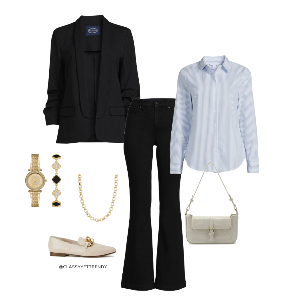 WALMART SMART CASUAL FALL 2023 CAPSULE WARDROBE - OUTFIT 6