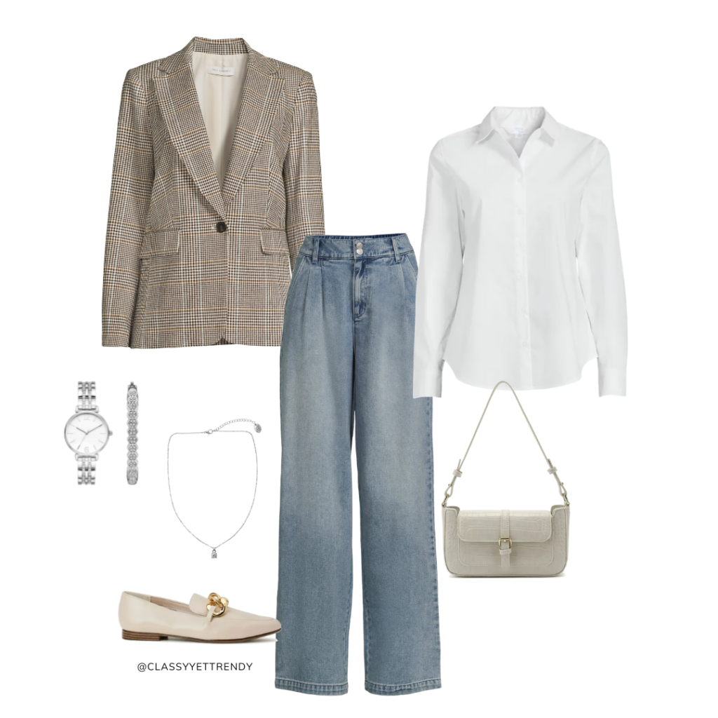 WALMART SMART CASUAL FALL 2023 CAPSULE WARDROBE - OUTFIT 7