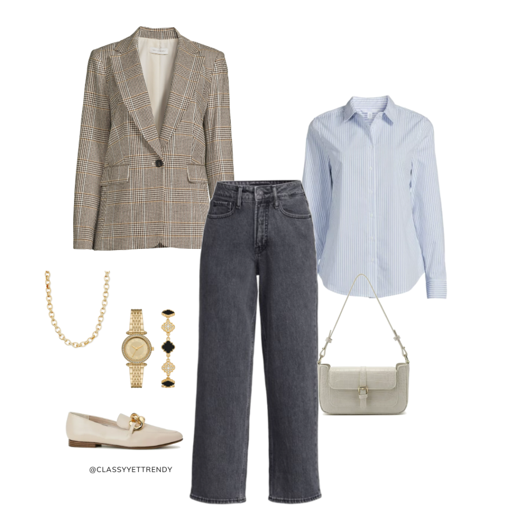 WALMART SMART CASUAL FALL 2023 CAPSULE WARDROBE - OUTFIT 9