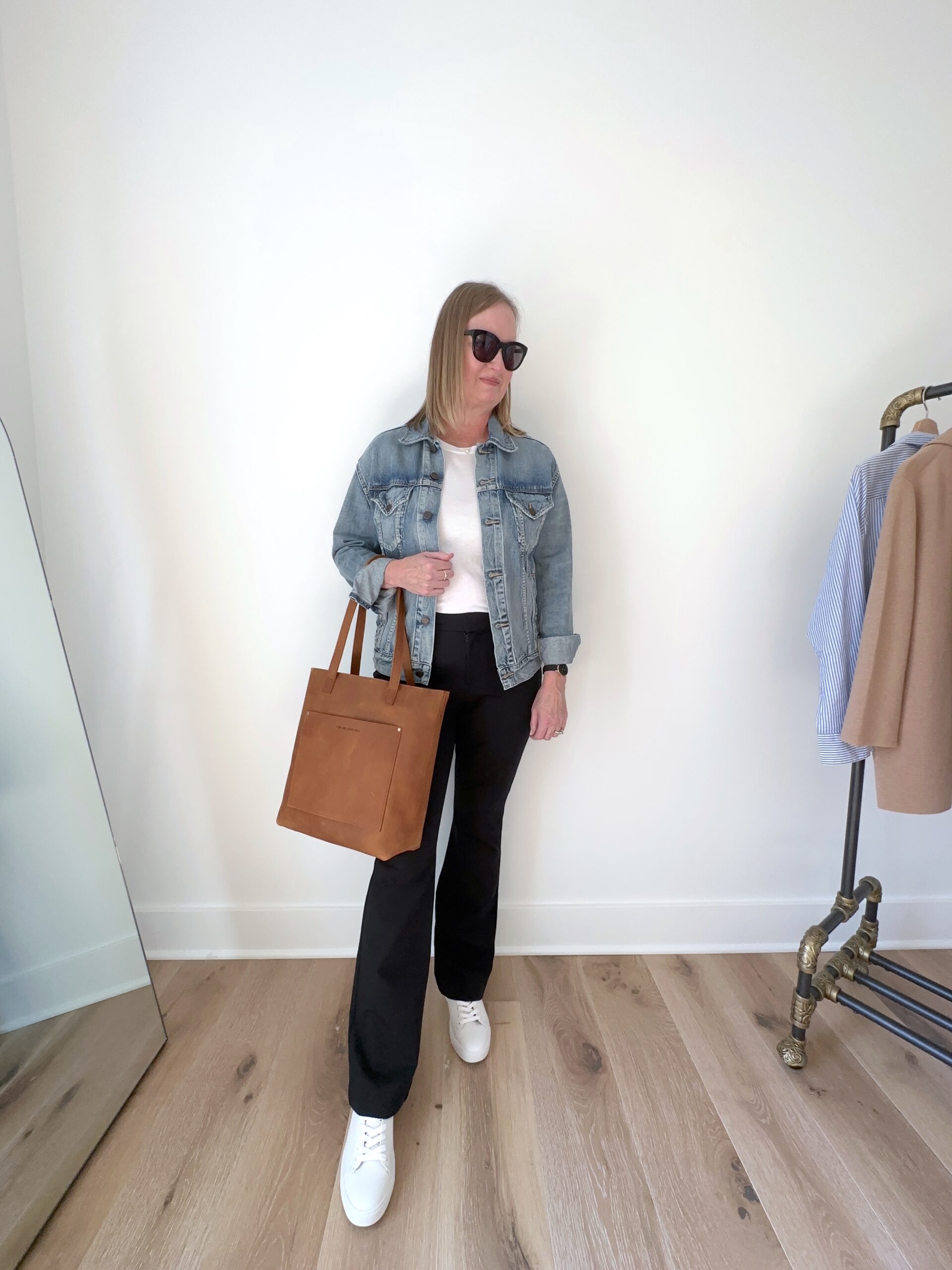 9 Ways to Style These Black Slight Flare Pants — Live Love Blank