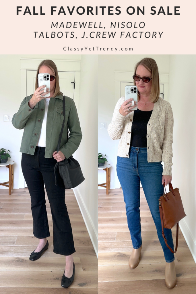 FALL FAVORITES ON SALE MADEWELL NISOLO TALBOTS J CREW FACTORY