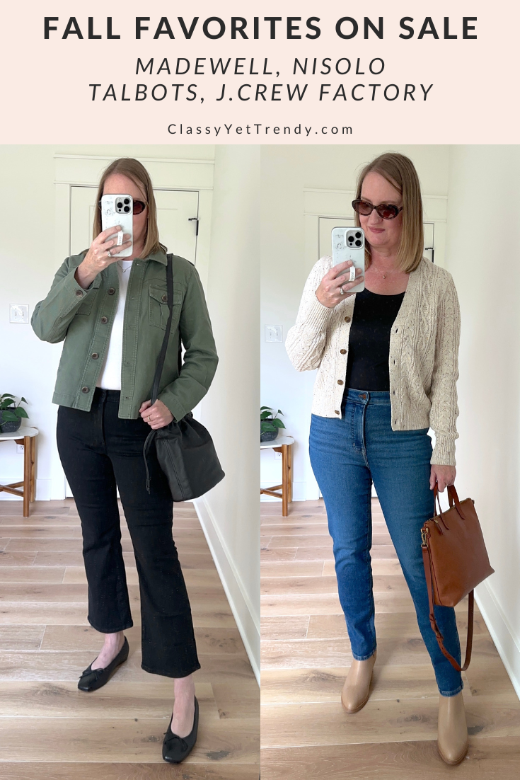Fall Favorites On Sale: Madewell, Nisolo, Talbots, J. Crew Factory