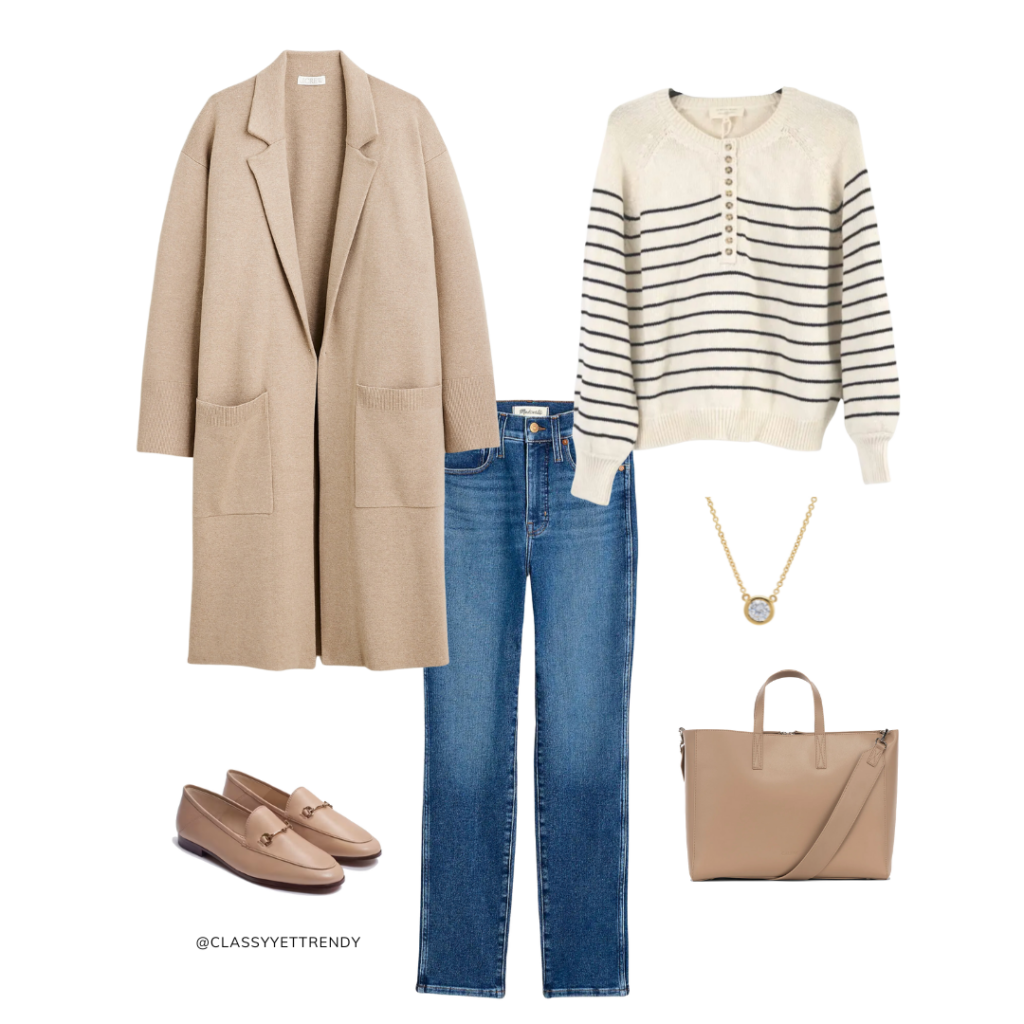 INSTAGRAM - FALL SWEATERS MIX AND MATCH SEP 2023 - OUTFIT 1