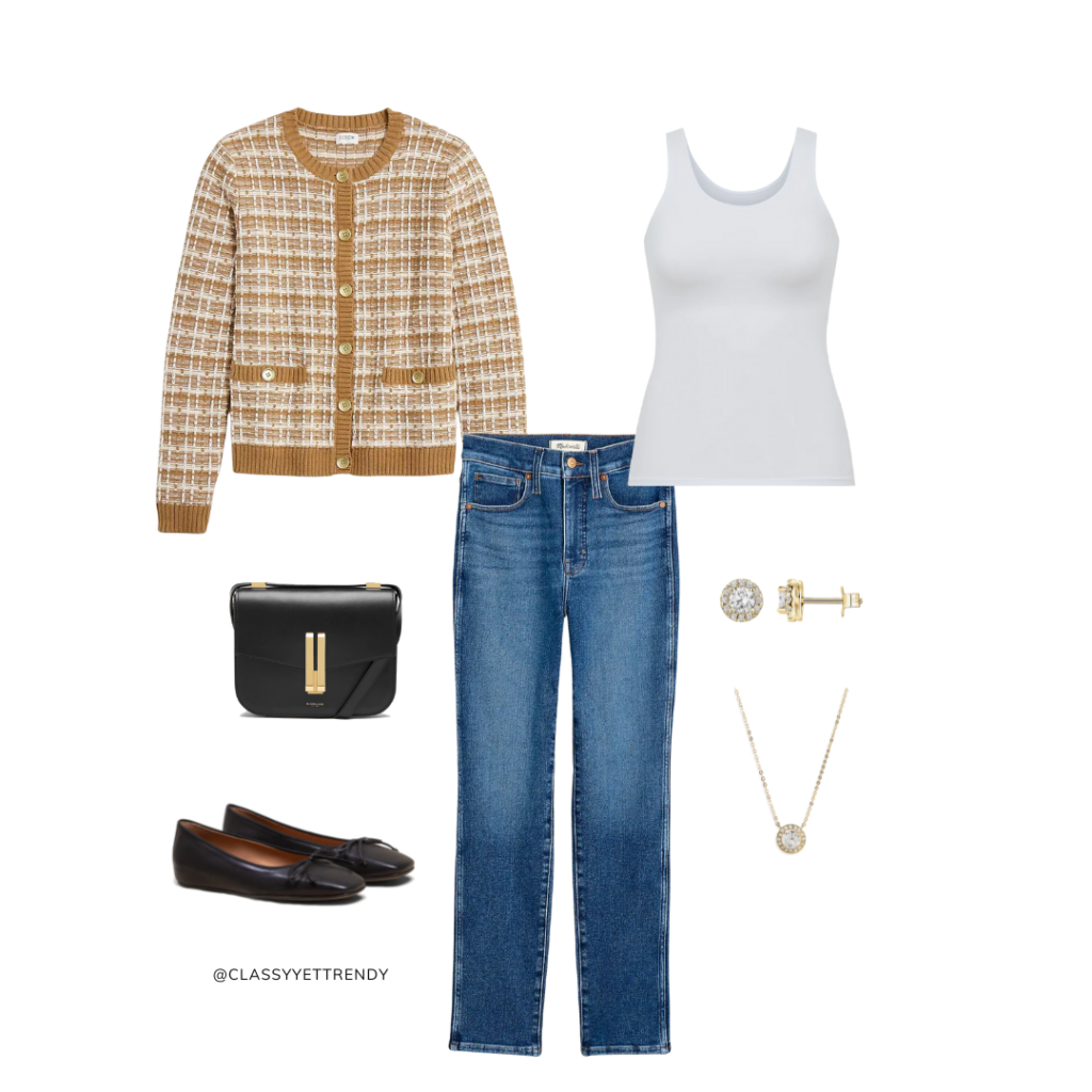 INSTAGRAM - FALL SWEATERS MIX AND MATCH SEP 2023 - OUTFIT 4