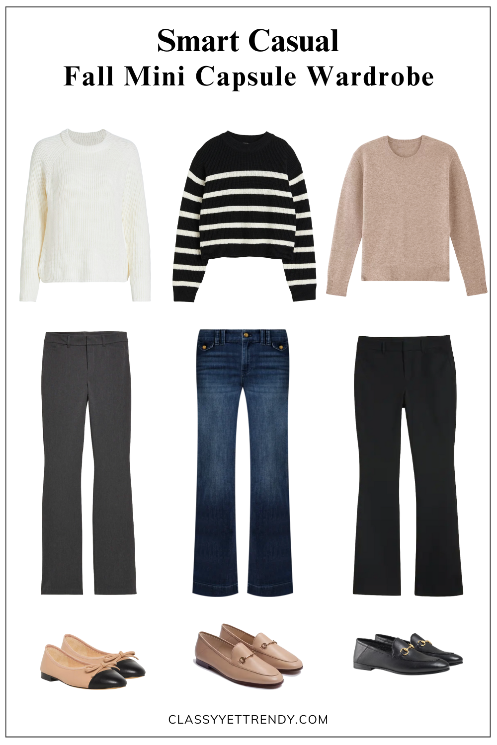 How To Create A Smart-Casual Capsule Wardrobe: 10 Pieces / 9