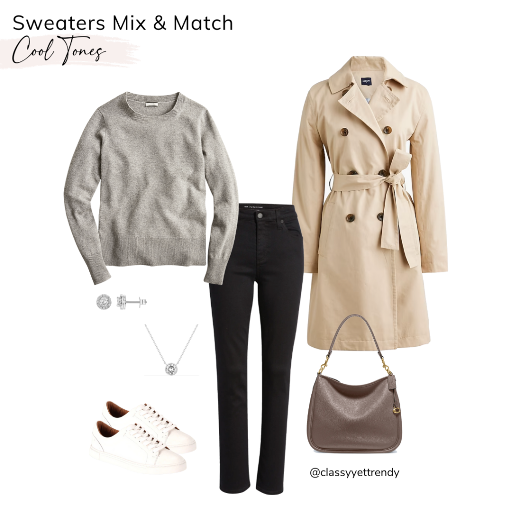 SWEATERS MIX AND MATCH - COOL TONES - outfit 2