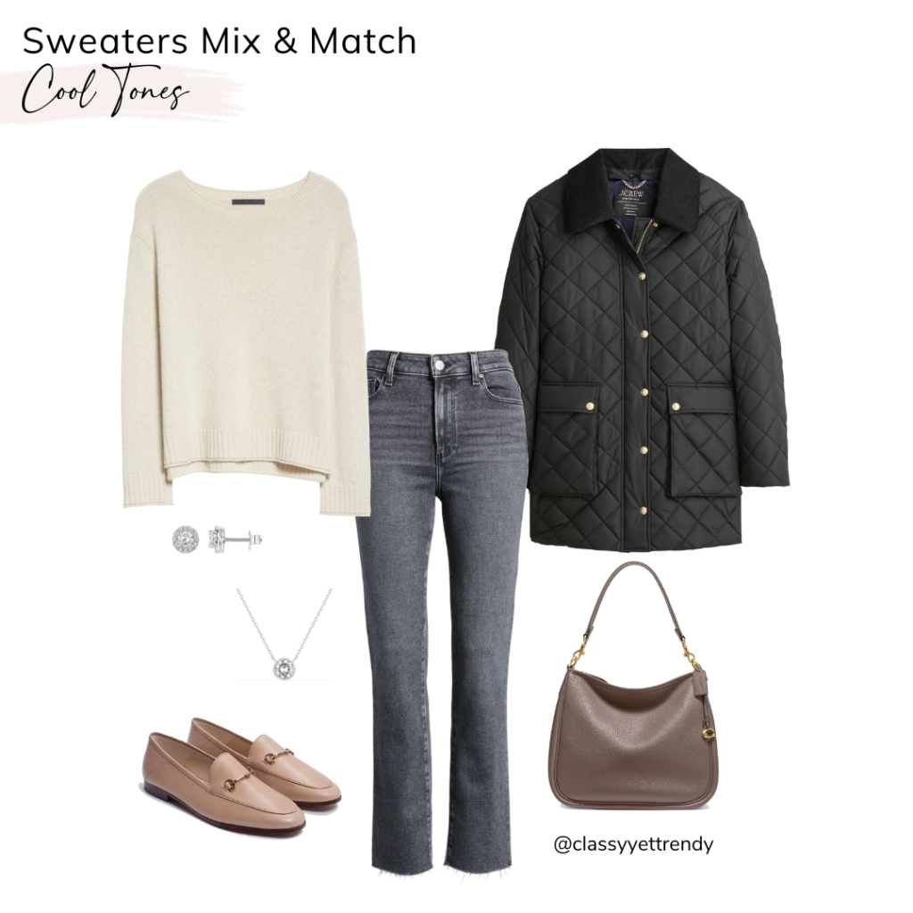 SWEATERS MIX AND MATCH - COOL TONES - outfit 3