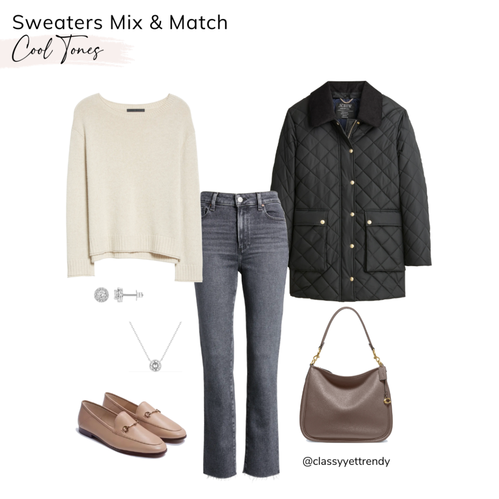 Sweaters Mix & Match: Cool Neutral Tones - Classy Yet Trendy