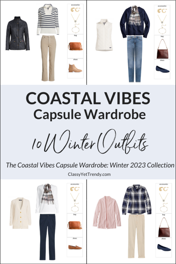 The Coastal Vibes Capsule Wardrobe - WINTER 2023 Outfits Preview