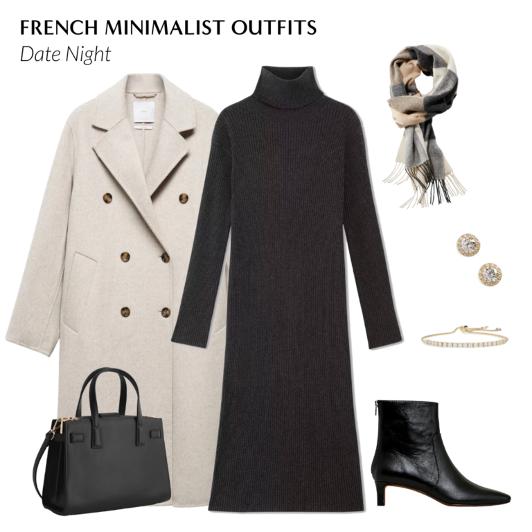 8 French Minimalist Winter Capsule Wardrobe Outfits