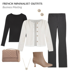 8 French Minimalist Winter Capsule Wardrobe Outfits - Classy Yet Trendy