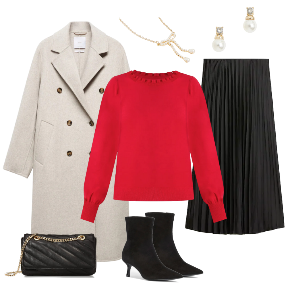 FESTIVE HOLIDAY CAPSULE WARDROBE 2023 - OUTFIT 1