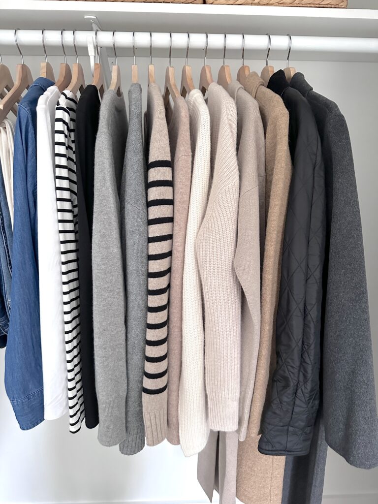MY 27-PIECE WINTER 2023 CAPSULE WARDROBE - TOPS AND LAYERS
