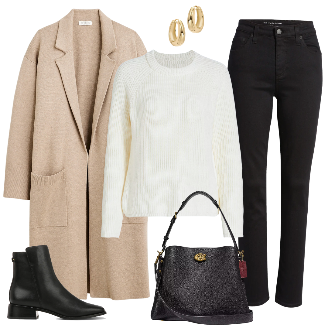 Camel Coat with Dark Brown Shoes Outfits (48 ideas & outfits