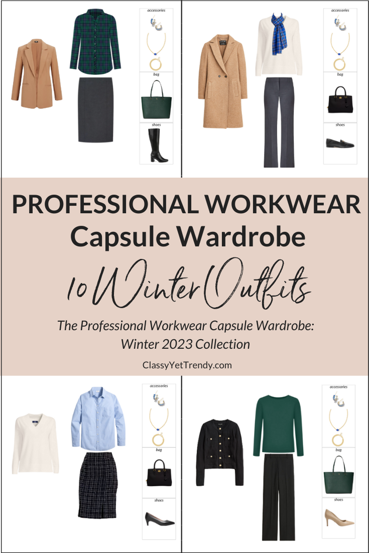 Professional Workwear Winter 2023 Capsule Wardrobe Sneak Peek + 10 Outfits