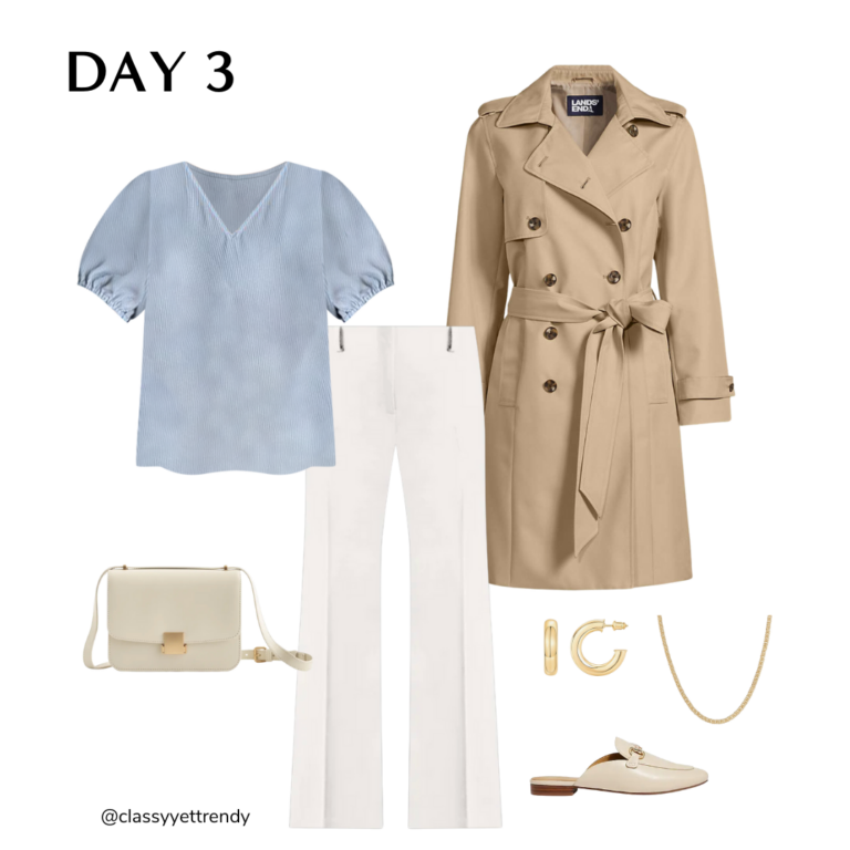 A Week of French Minimalist Spring Outfits