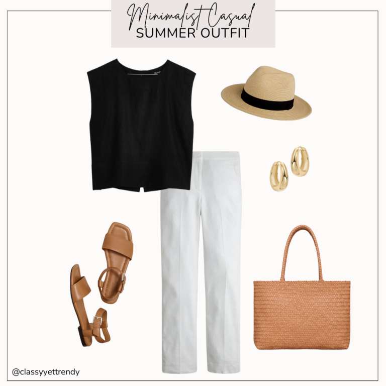 10 Minimalist Casual Summer Outfits For Warm Weather Climates