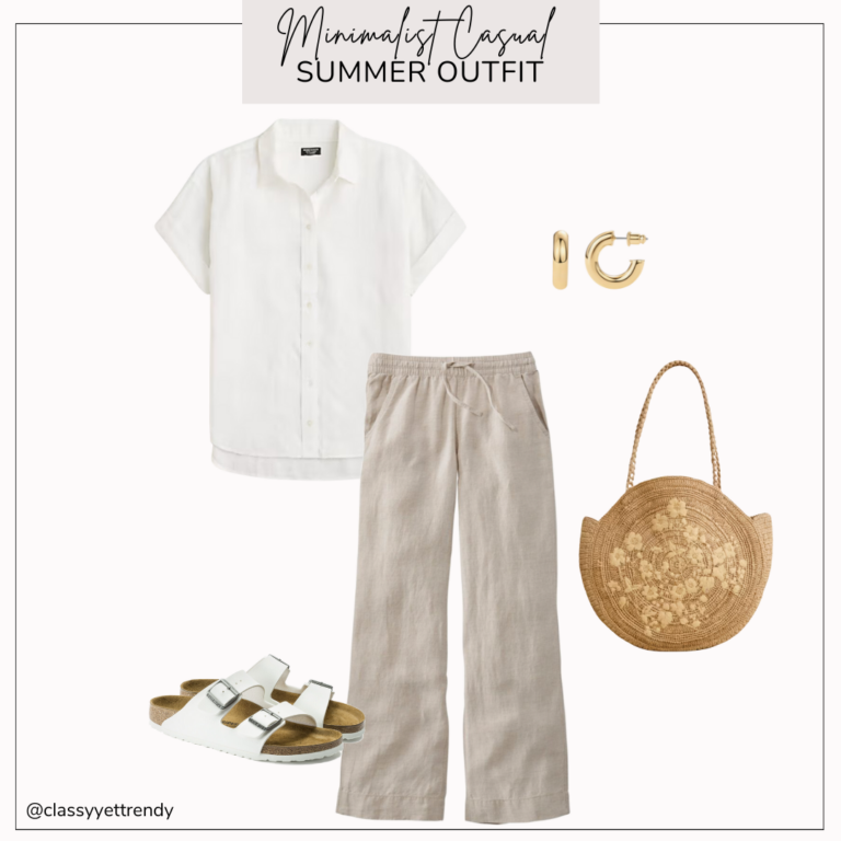 10 Minimalist Casual Summer Outfits For Warm Weather Climates - Classy ...