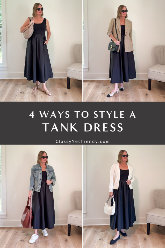 4 WAYS TO STYLE A TANK DRESS