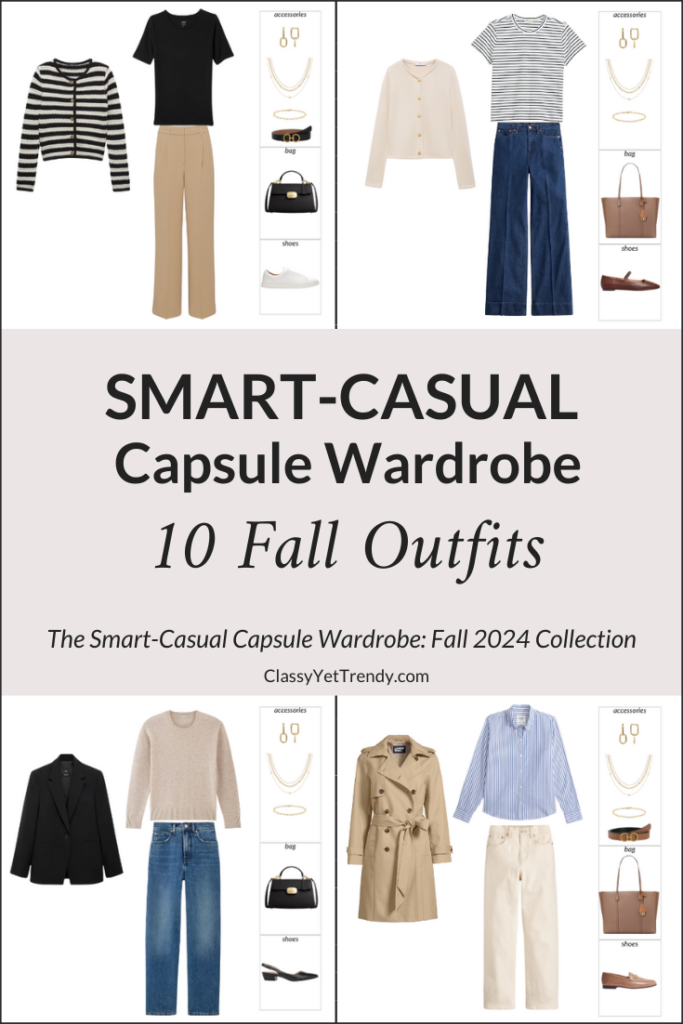 Smart Casual Capsule Wardrobe - Fall 2024 Outfits Preview