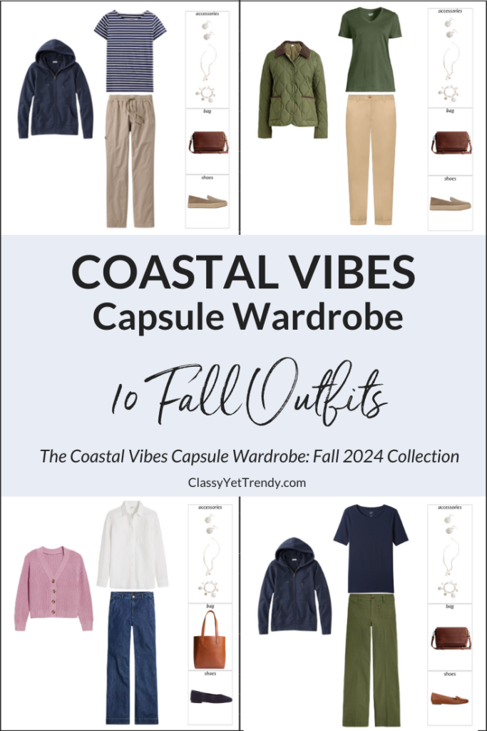 The Coastal Vibes Capsule Wardrobe - FALL 2024 Outfits Preview