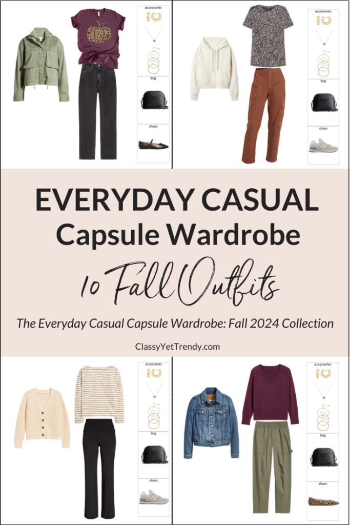 The Everyday Casual Capsule Wardrobe - Fall 2024 Outfits Preview