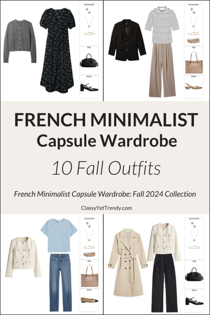 The French Minimalist Capsule Wardrobe - FALL 2024 Outfits Preview