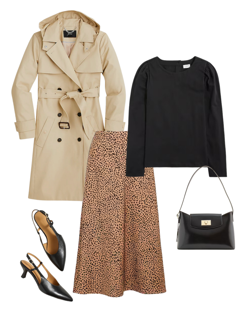 6 WAYS TO WEAR A TRENCH COAT - OUTFIT 6