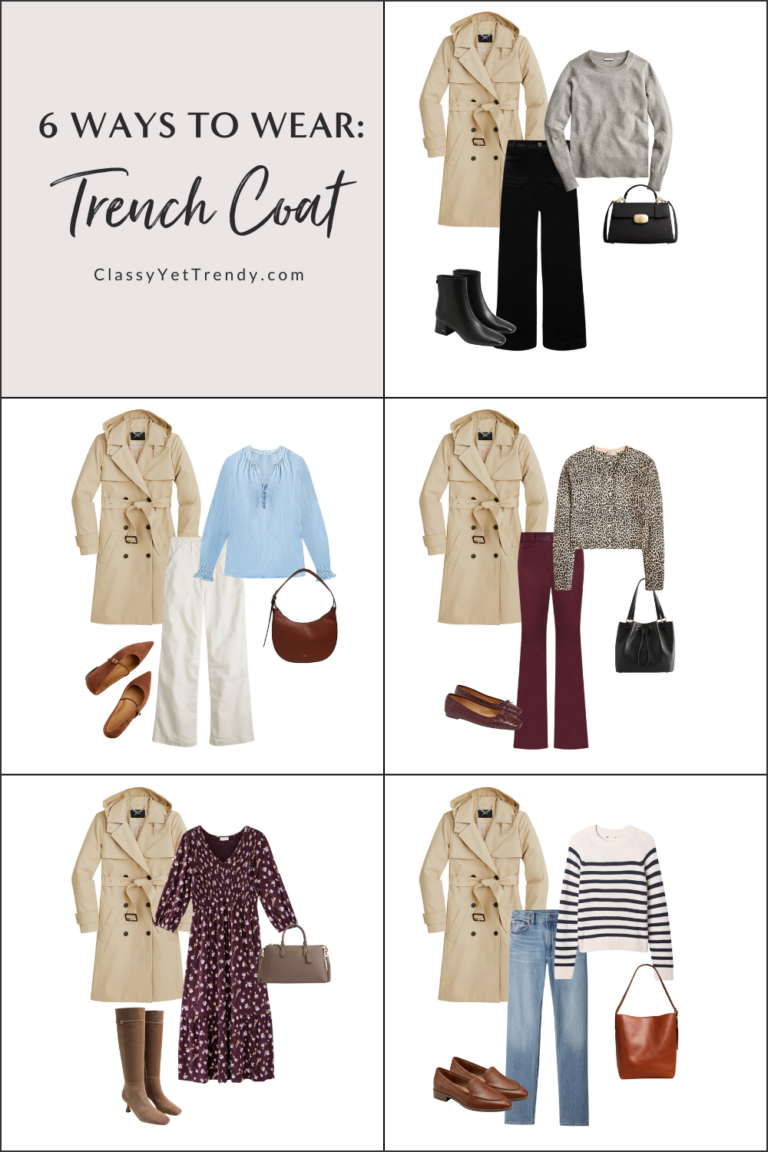 6 Ways To Wear A Trench Coat