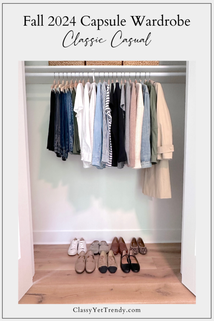 My Fall 2024 Minimalist Classic Casual Capsule Wardrobe In My Closet