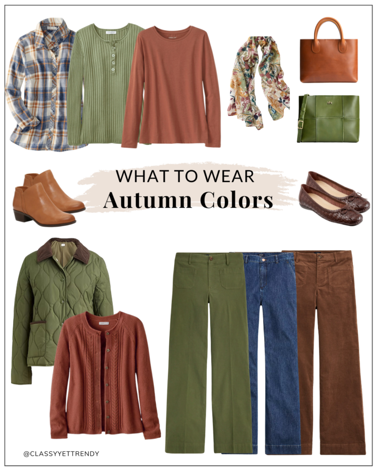 What To Wear: Autumn Colors Mix And Match In 10 Outfits