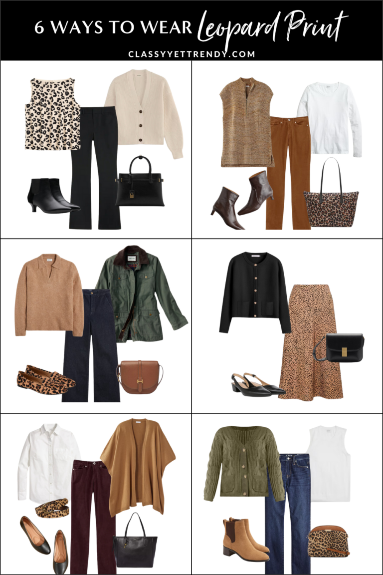 6 Ways To Wear Leopard Print