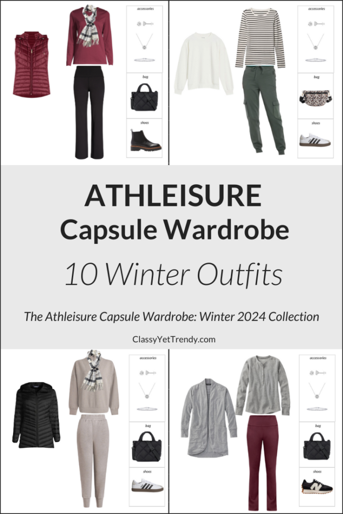 The Athleisure Minimalist Capsule Wardrobe - WINTER 2024 Outfits Preview